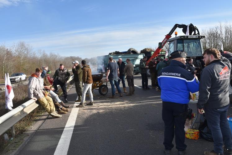 Avec cette action, les JA ont souhaité monter la pression d'un cran deux jours avant la mobilisation à Bruxelles.