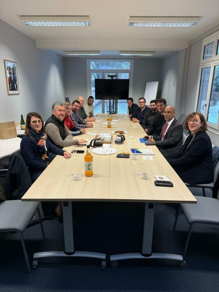 Mardi 6 janvier, à Montargis. Une délégation FNSEA/JA 45 a été reçue par le sous-préfet.