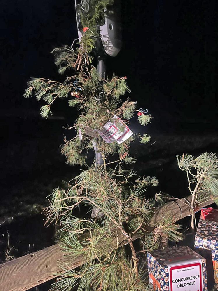 Des radars décorés pour Noël, une action pour marquer les esprits avant les fêtes de fin d'année.