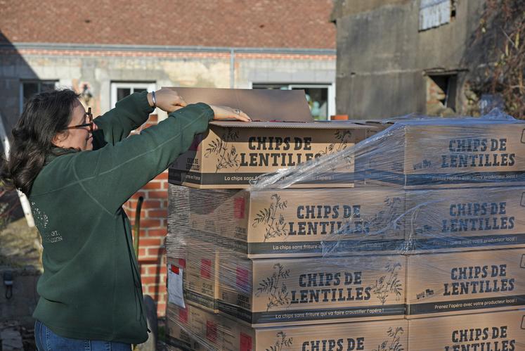 Une nouvelle gamme de chips de lentilles viendra compléter prochainement l’offre de la Ferme du Haut du Pré.