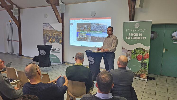 Noisy-Rudignon, vendredi 16 janvier. Les acquis syndicaux ont été présentés au fil des échanges lors de l’assemblée cantonale de Montereau-Fault-Yonne. 