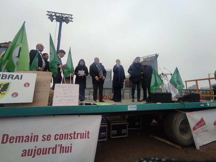 Mardi 20 janvier 2026, à Strasbourg. Les parlementaires de différents bords ont pris la parole.