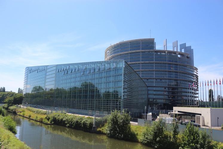 Parlement européen à Strasbourg.