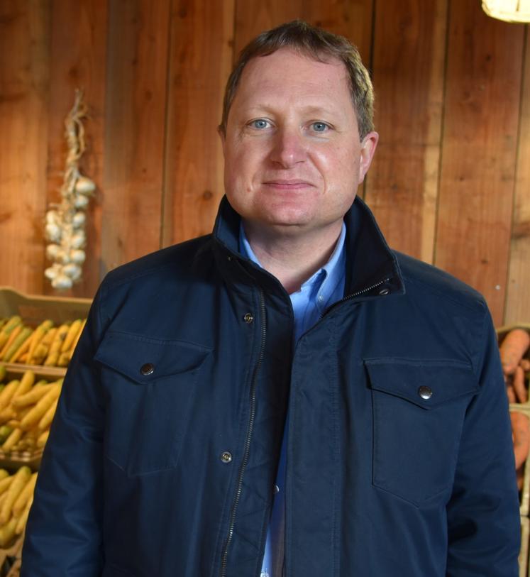 Damien Greffin, président de la chambre d'Agriculture Île-de-France.