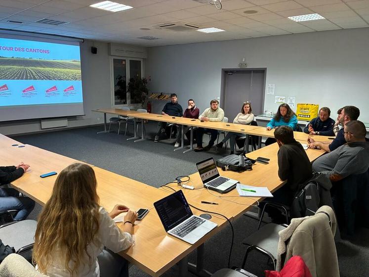 Jeudi 29 janvier, au Chesnay-Rocquencourt (Yvelines). Le conseil d'administration de JA Île-de-France ouest est revenu sur les mobilisations.