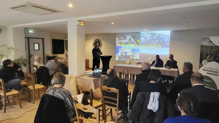 Chailly-en-Bière, vendredi 23 janvier. Le canton de Perthes-en-Gâtinais s'est réuni en assemblée générale, sous la présidence d'Olivier Thuegaz.