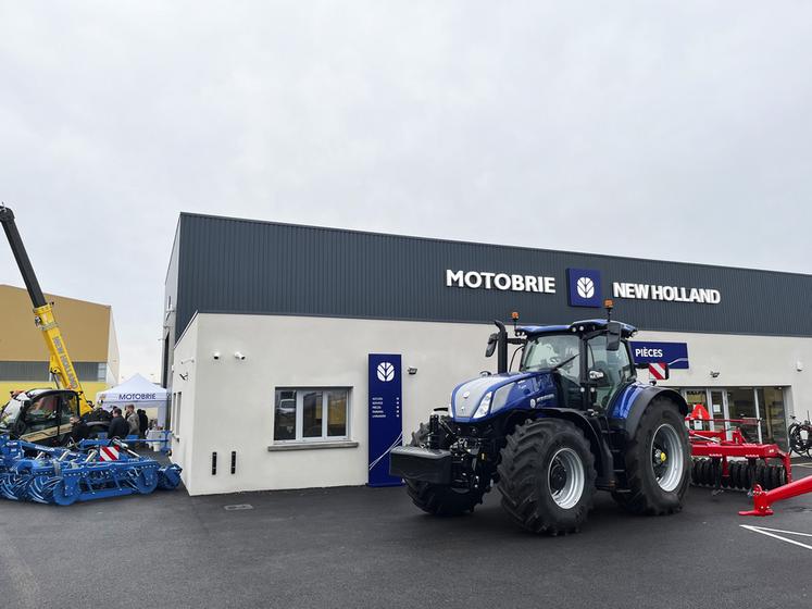 Le nouveau bâtiment de Motobrie Crépy-en-Valois. 
