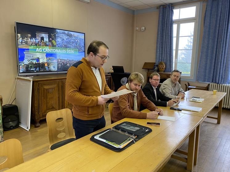 Chailly-en-Brie, mercredi 28 janvier. Les cantons de Coulommiers, Rebais et La Ferté-Gaucher se sont réunis en assemblée générale.