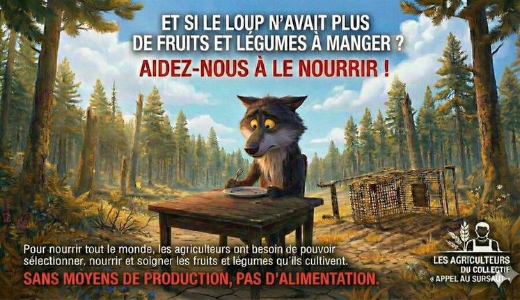 Affiche de la campagne de communication des agriculteurs du collectif Appel au sursaut.