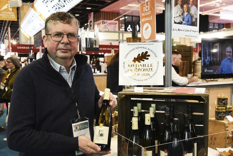 Le blanc 2024 du Domaine Anne Bléchet a décroché une médaille de bronze au Concours général agricole 2026, « une fierté et une véritable reconnaissance » pour Jean-François Bléchet.