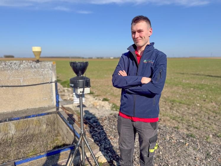 Mardi 3 mars, à Poupry. Guillaume Hardy est le nouveau président du syndicat Jeunes agriculteurs d'Eure-et-Loir. Il succède à Sylvain Marcuard.