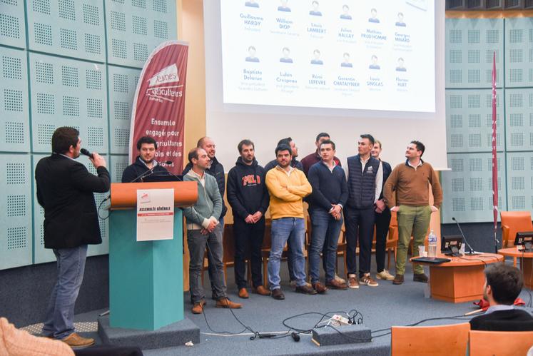 Le nouveau bureau de Jeunes agriculteurs d'Eure-et-Loir a été dévoilé lors de son assemblée générale, le 13 février à Chartres.
