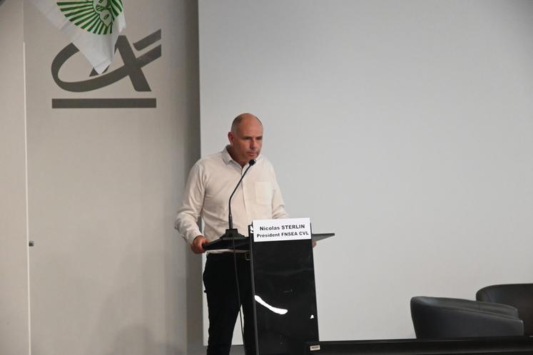 Nicolas Sterlin, président de la FNSEA Centre-Val de Loire.