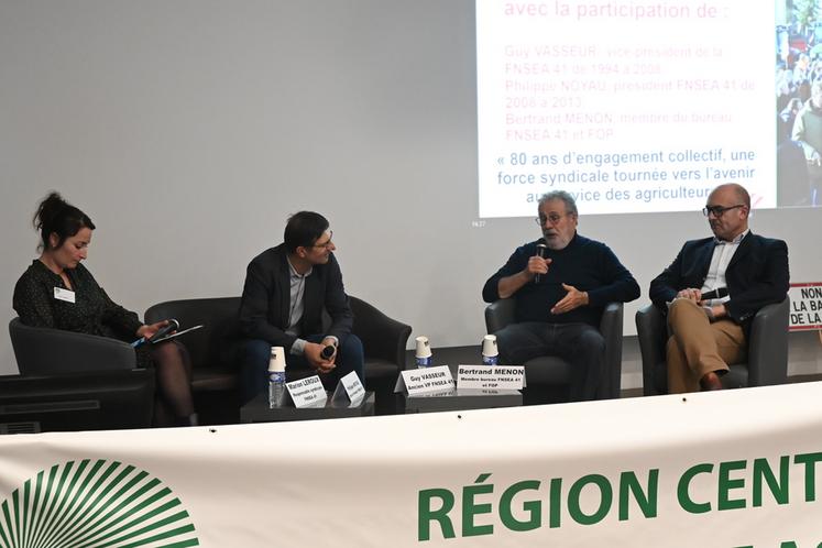 Une table ronde sur 80 ans d'engagement collectif a réuni trois figures du syndicalisme loir-et-chérien. 