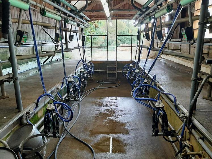 Les accès à la salle de traite doivent être adaptés à la physiologie des animaux. 