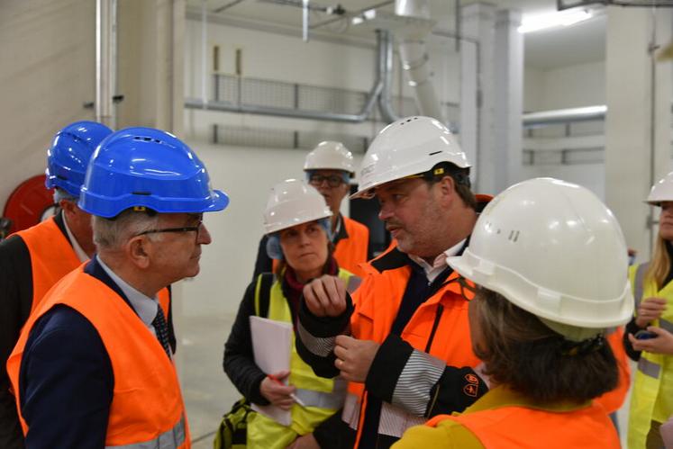 Le président de Région Centre-Val de Loire, François Bonneau, a participé à la visite de presse organisée sur le site.