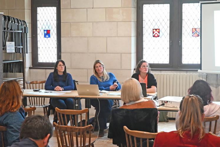Mercredi 11 mars, à Montrichard. Présidée par Aurélie Mançois et Ludivine Marteau, l'appellation Touraine-Chenonceaux a tenu son assemblée générale devant une quarantaine de participants.