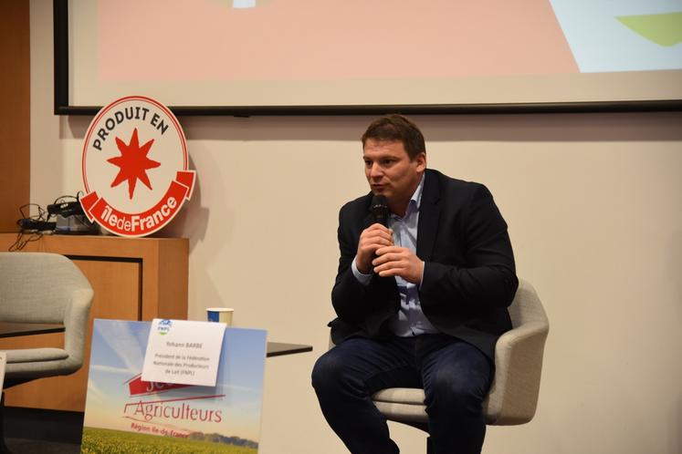 Yohann Barbe, président de la FNPL, a accueilli les participants au sein de la Maison du lait.