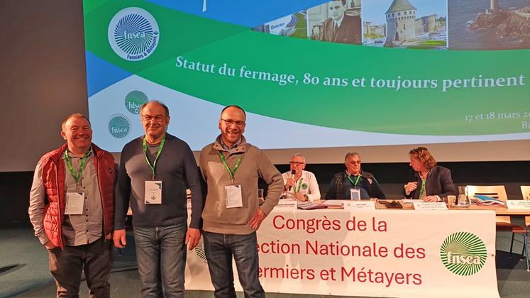 David Faucheux (Eure-et-Loir), Didier Serreau (Loir-et-Cher) et Dominique Letrone (Loiret) ont représenté la région Centre-Val de Loire au congrès SNFM à Brest les mardi 17 et mercredi 18 mars.