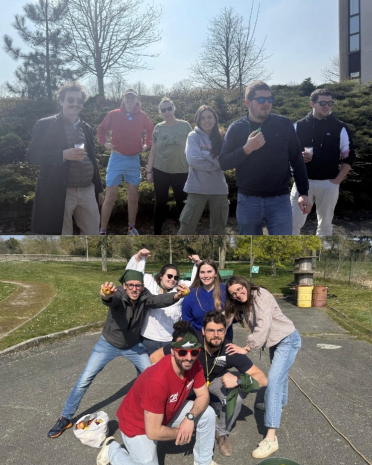 Samedi 21 mars, à Châteaudun (Eure-et-Loir). Élus et animatrices ont participé à une olympiade conviviale l'après-midi, à l’occasion de l’Université de printemps régionale.