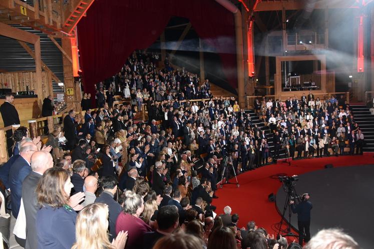 Mercredi 25 mars, à Saint-Denis (Seine-Saint-Denis). Le Crédit agricole d'Île-de-France a rassemblé plusieurs centaines de personnes pour son assemblée générale.