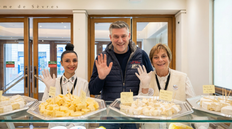 Deux week-ends durant, la ferme familiale de Saint-Thibault a participé à l'événement Tous à la Ferme au Bon Marché rive gauche à Paris.