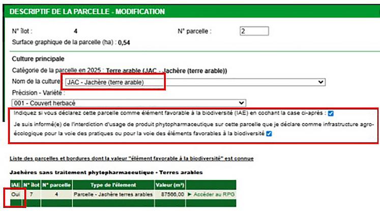 Écran « écorégime », en consultation uniquement.