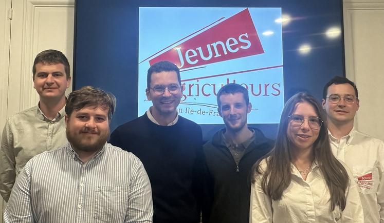 Le nouveau bureau JA région Île-de-France.