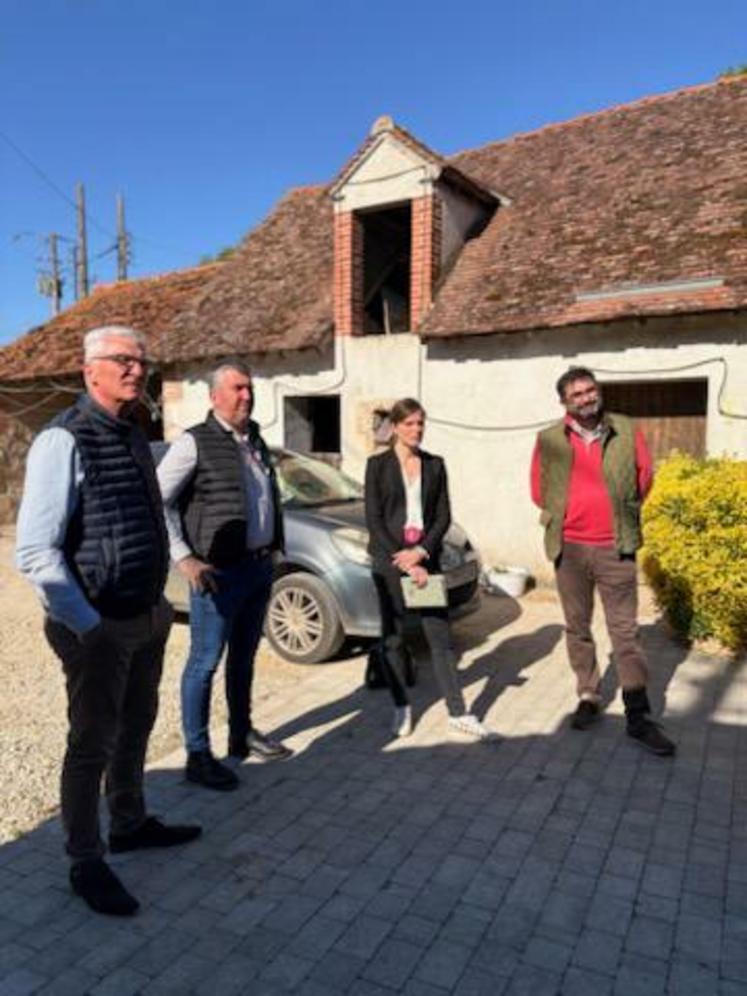 Vendredi 17 avril, la députée Constance de Pélichy a été invitée sur une exploitation dans le Giennois.