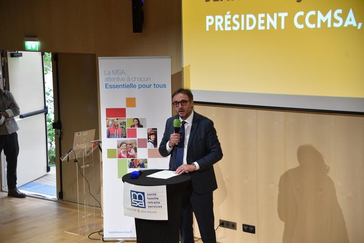 Jean-François Fruttero, président de la Caisse centrale de la MSA. 