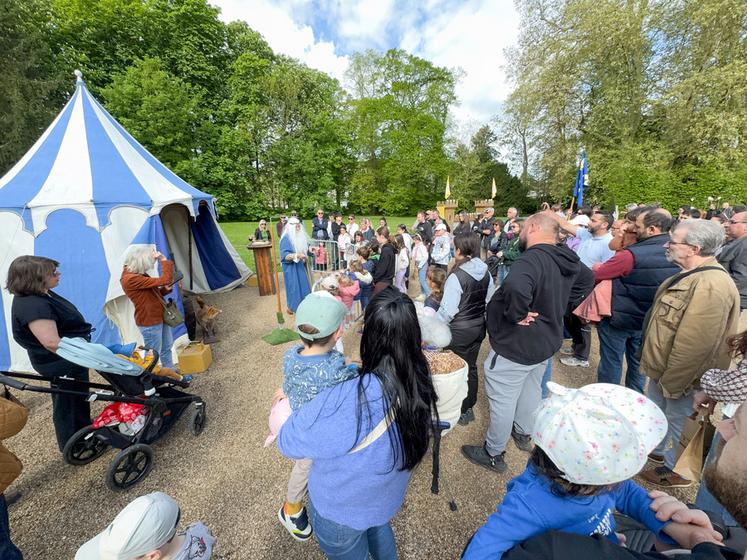 Les animations proposées, comme ici celles de C'Chartres médiévale, ont connu un franc succès.