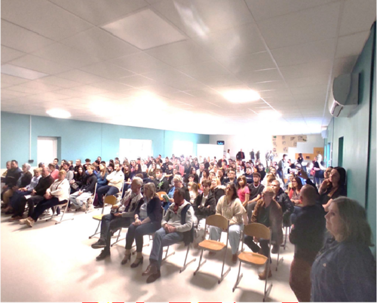 samedi 21 mars, à Saint-Firmin-des-Prés. De nombreuses personnes étaient présentes lors de l'assemblée générale de la MFR du Vendômois.