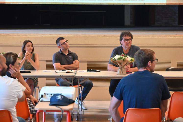 L'assemblée générale de la Cafo était présidée par Nicolas Léger, président de la coopérative et éleveur à Saint-Léonard-en-Beauce.