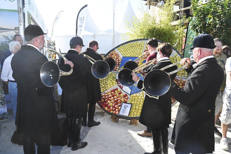 Qui dit Game Fair, dit trompes de chasse. Ces dernières ont résonné tout le week-end et aussi le vendredi pendant l'inauguration du Village Sologne.