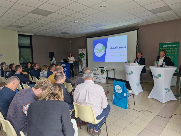 Mercredi 10 juin, à Charmont-en-Beauce (Loiret). La CGB CVL s'est réunie en assemblée générale sous la présidence d'Alexandre Pelé.