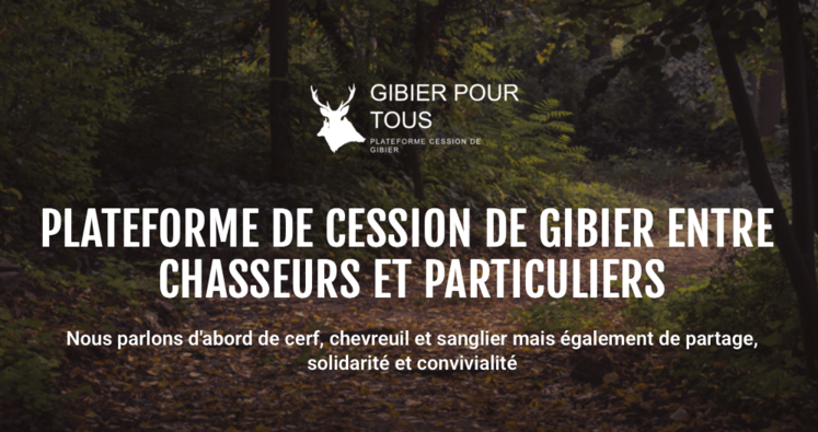 Plateforme Gibierpourtous.fr