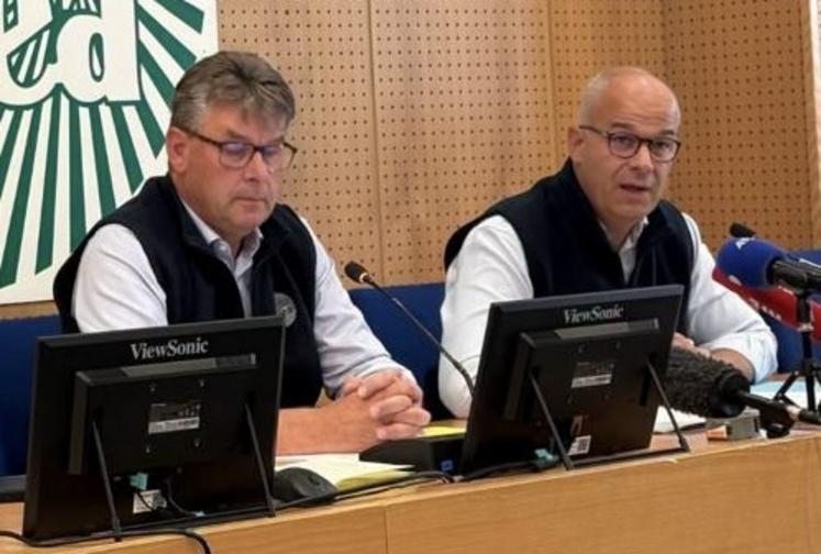 Mercredi 2 septembre 2026, à Paris. Arnaud Rousseau et Hervé Lapie ont tenu une conférence de presse de rentrée. 