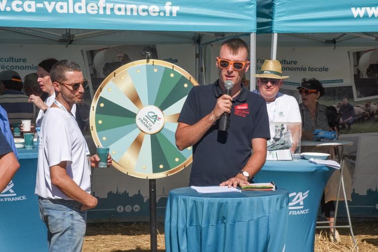 Dans son discours, le président de Jeunes agriculteurs, Guillaume Hardy, a rappelé la réalité de ce que vivent les exploitants en ce moment.