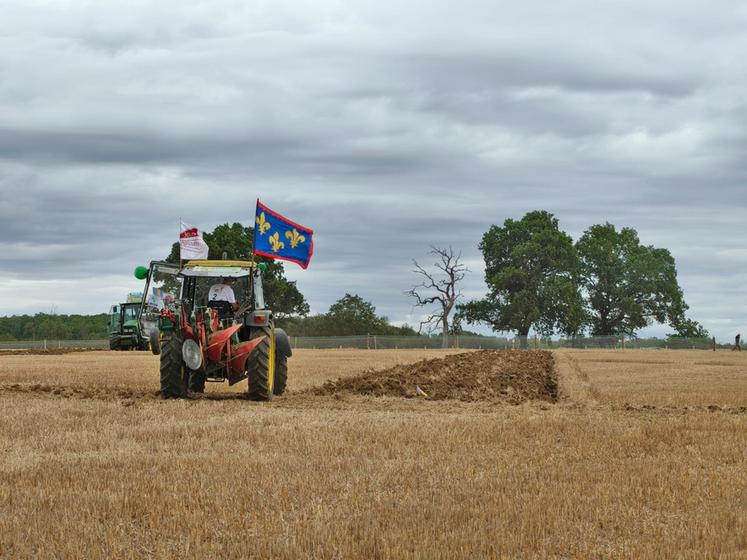 Les couleurs du Centre-Val de Loire fièrement représentées lors de la finale nationale du concours de labour.
