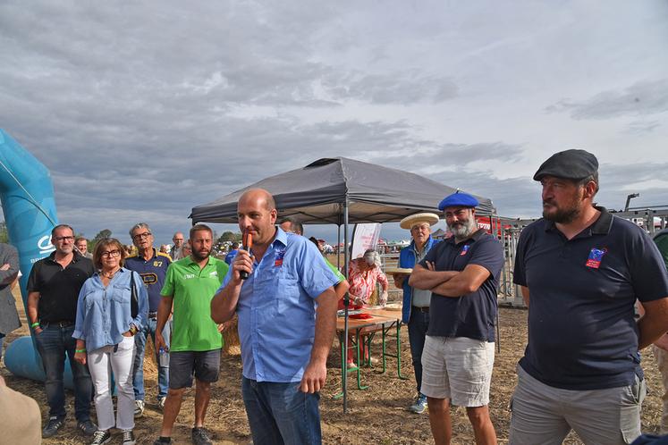 L'association Les Bergers d'Île-de-France, présidée par David Tourte, a présenté le village de l'élevage et le concours ovins.