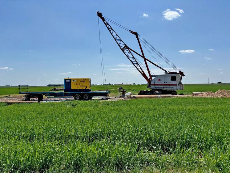 L’agriculture est l’un des principaux marchés de l'entreprise de forage Robert Fabrice.