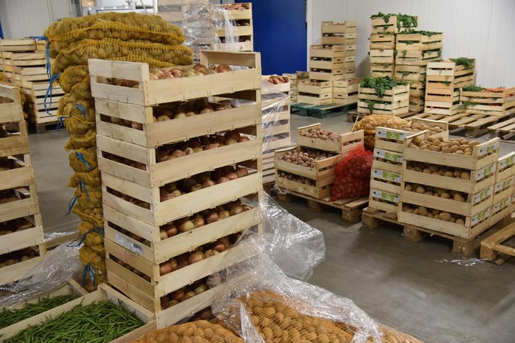 Le stockage des fruits et légumes.