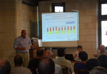 Le 8 septembre à Montrichard. Benoît Stenne, le directeur de l’interprofession des vins de Loire, dresse un bilan des sorties de chais en 2013-2014 pour l’appellation touraine.