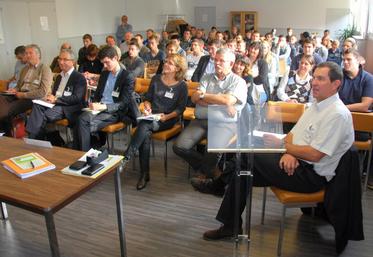 Le 16 octobre, à Sours. La Journée nationale de l’apprentissage agricole s’est déroulée à La Saussaye sous l’égide de l’Anfa, présidée par Didier Polanowski (au premier plan).
