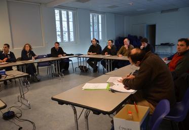 Étampes (Essonne), le 28 novembre. La chambre d’Agriculture d’Ile-de-France a organisé une journée de formation sur « bas volume ».