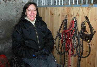 Le 25 février, à Blandainville. Florence Colas va ouvrir son propre centre équestre cet été. Une ouverture plutôt attendue par le territoire.