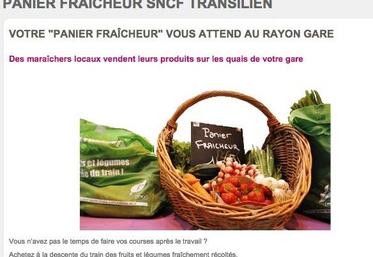 Le site Internet www.transilien.com, qui promeut le dispositif Panier fraîcheur, sera bientôt modernisé et étoffé. 