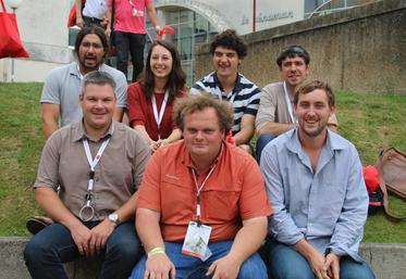 Le 18 juin, au Mans (Sarthe). Sept représentants de Loir-et-Cher ont assisté au congrès national Jeunes agriculteurs.
