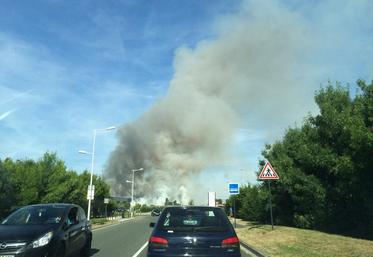 Nogent-le-Phaye (Eure-et-Loir), lundi 29 juin. Un feu de champ a pris en fin d’après-midi, bloquant la circulation entre Chartres et Nogent-le-Phaye.