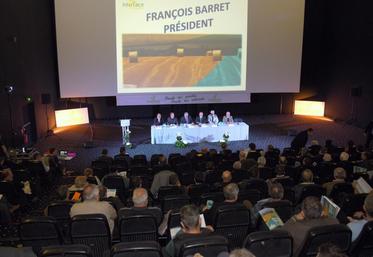 Le 4 décembre, à Dreux. La coopérative Interface céréales a tenu son assemblée générale annuelle au CinéCentre de Dreux.